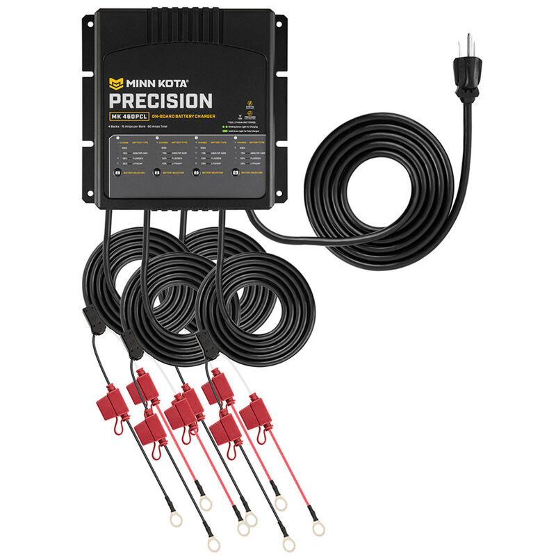 Minn Kota On-Board Precision Charger MK-460 PCL 4 Bank x 15 AMP LI Optimized Charger image number 3