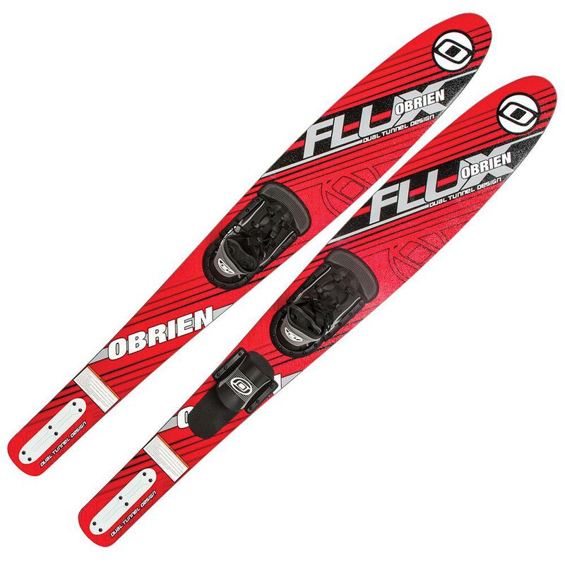 O'Brien Flux Combo Waterskis With X-8 Adjustable Bindings image number 1