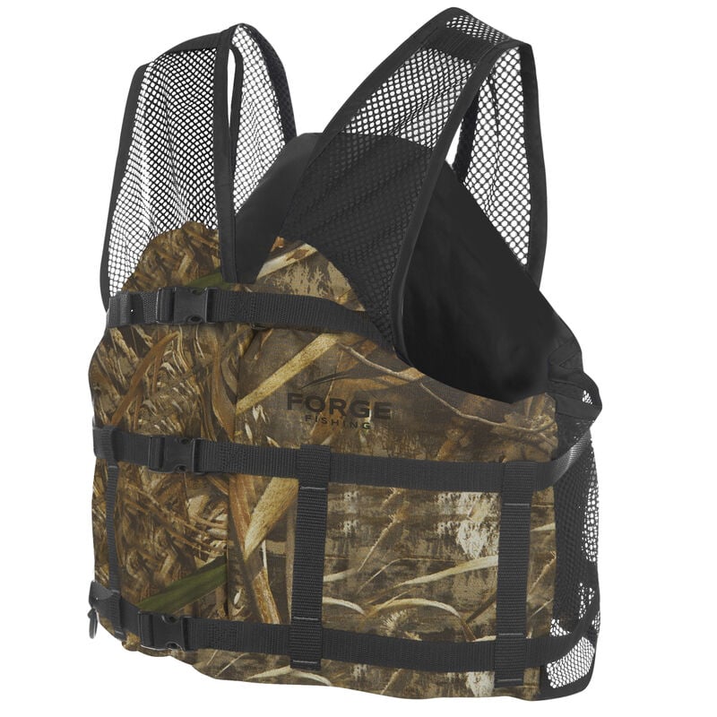 Forge Fishing V-Flow Air Mesh Vest, Max-5 Camo image number 2