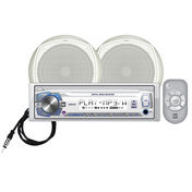 Dual MCP105 USB/MP3/WMA Media Receiver With Two 6.5" Speakers
