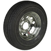 Goodyear Endurance ST225/75 R 15 Radial Trailer Tire, 6-Lug Chrome Modular Rim