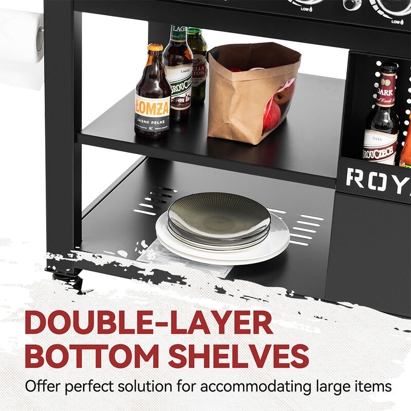 Royal Gourmet 44" 6-Burner Gas Griddle image number 4