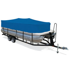 Trailerite Hot Shot Cover for Trailerite Pontoon Playpen Boat Cover, Pacific Blue (21'1" - 22'0" Cl X 102" B)