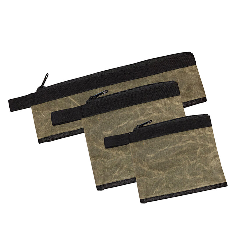 Overland Vehicle Systems Canyon Medium Bags, #12 Waxed Canvas, Set of 3 image number 1