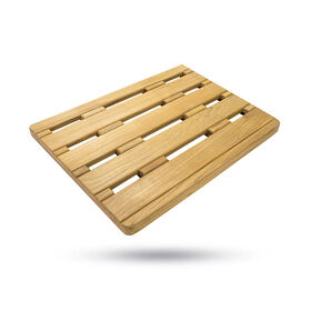 Whitecap Teak Swim Platform, 24"W (Back) x 22"W (Front) x 18"D