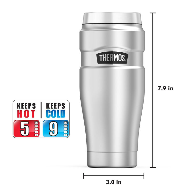 Thermos Stainless King 16-Oz. Vacuum-Insulated Stainless Steel Travel Tumbler image number 6