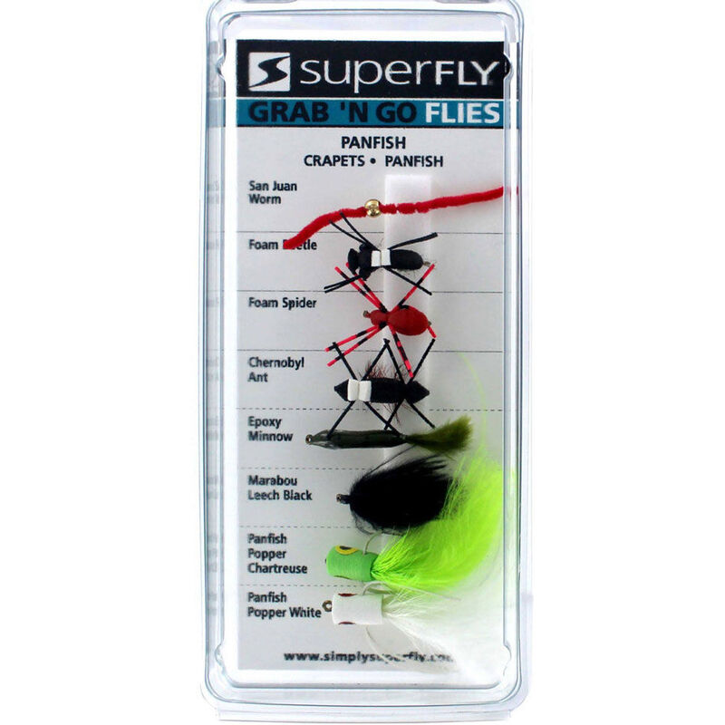Superfly Grab 'N Go Assorted Panfish Flies, 8-Pack image number 1