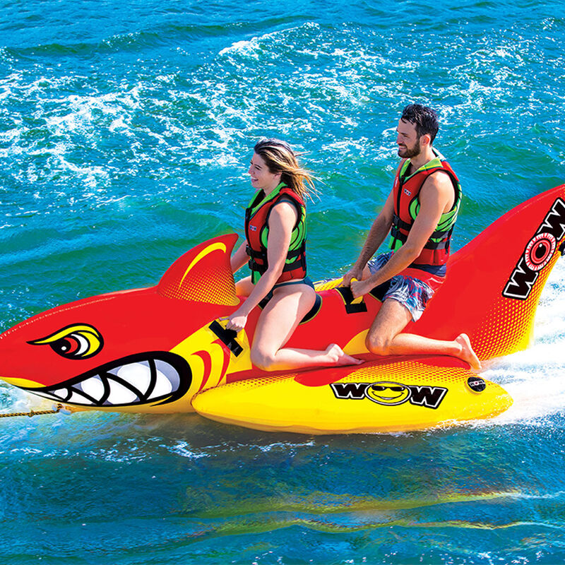 WOW Big Shark 2-Person Towable Tube image number 7