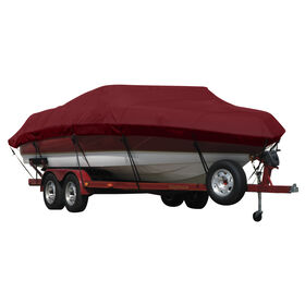Exact Fit Covermate Sunbrella Boat Cover for Glastron Ssv 190  Ssv 190 O/B. Burgundy