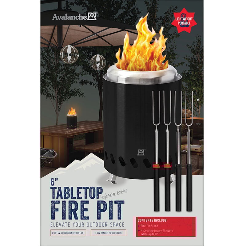 Avalanche 6" Tabletop Fire Pit image number 2