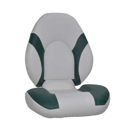 Accent Series Boat Seat - Light Gray/Green