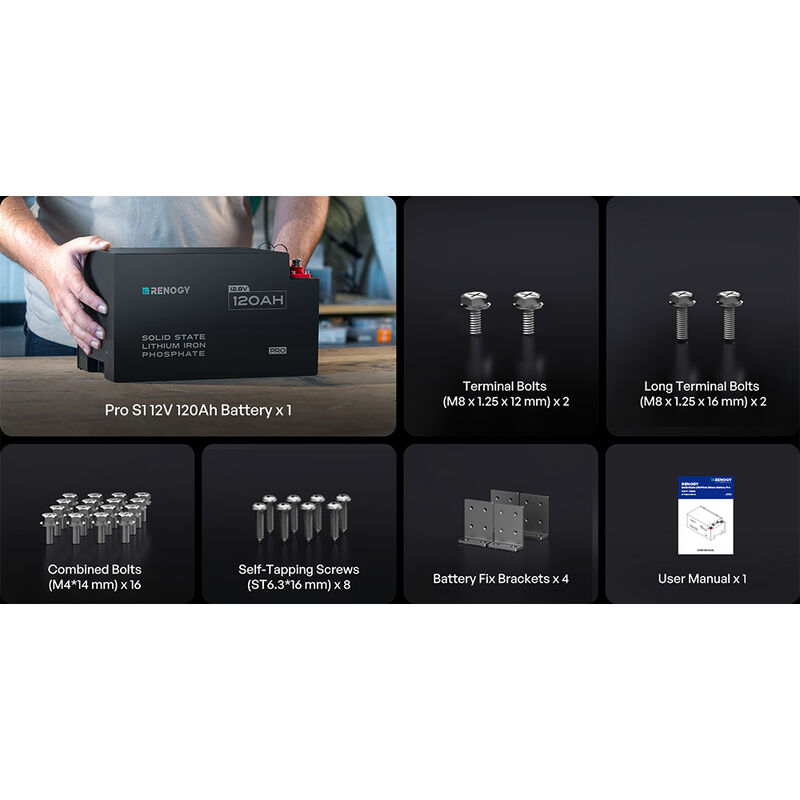 Renogy Pro S1 12V 120Ah LiFePO4 Battery image number 17