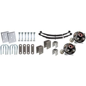 Tie-Down 1-3/4" Single Axle Installation Kit With Painted Hub