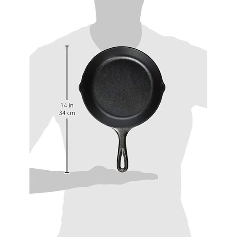 Lodge Cast Iron Seasoned Skillet with Assist Handle, 8" image number 3