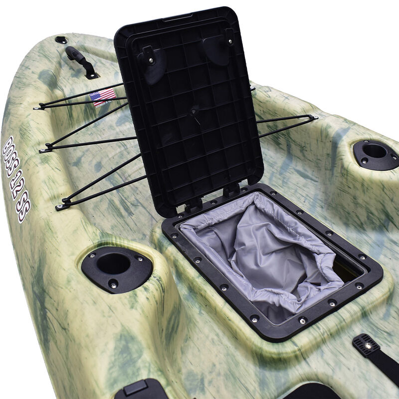 Sun Dolphin Boss 12 SS Sit-On-Top Fishing Kayak with Paddle image number 5