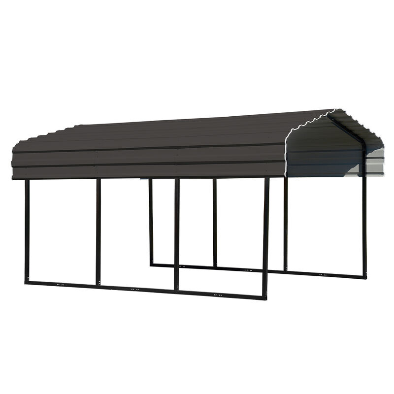 ShelterLogic Arrow Carport, 10'W x 15'L x 7'H image number 1