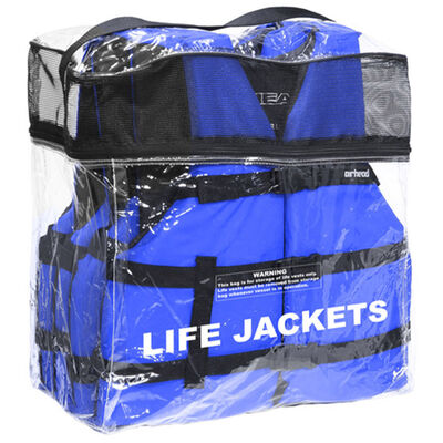Airhead Adult General Boating Life Vest 4-Pack