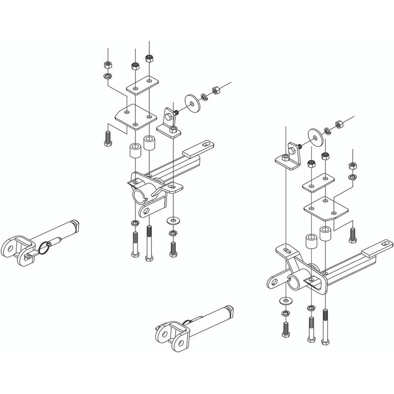 Roadmaster Direct-Connect Baseplate Kit—2002-2007 Jeep Liberty (521423-5) image number 2