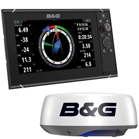B&G Zeus 3S 12 Combo Multi-Function Sailing Display Bundle Halo20+ 20" Radar Dome, No HDMI Video Outport