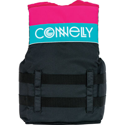 Connelly Junior Retro Nylon Life Vest, Black/Pink