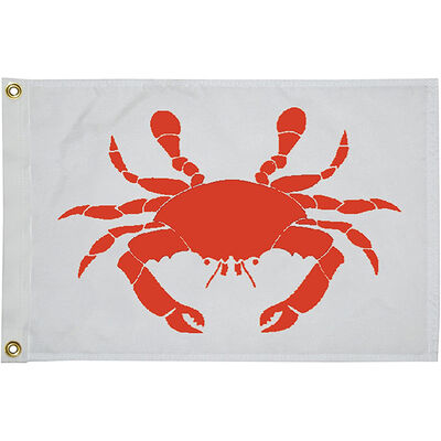 Crab Flag, 12" x 18"