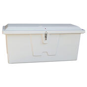 Stow 'N Go Fiberglass Dock Box White Small Standard (24"H x 54"W x 22"D)