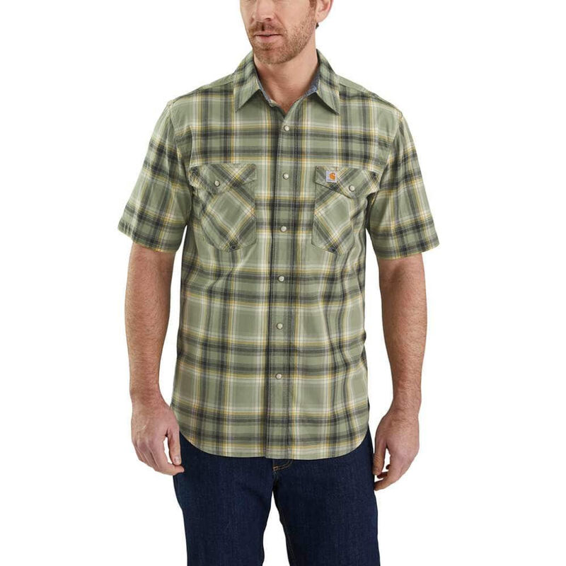Carhartt Men’s Rugged Flex Bozeman Short-Sleeve Shirt image number 3