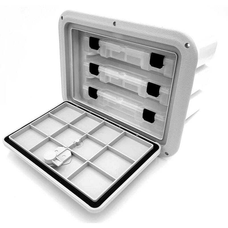 DPI Marine 11" x 15" Tackle Center/First Aid Storage, Auster Light Gray image number 3