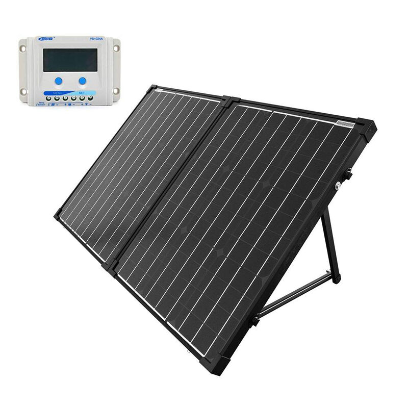 ACOPOWER 100W Foldable Solar Panel Kit with 10A Charge Controller image number 1
