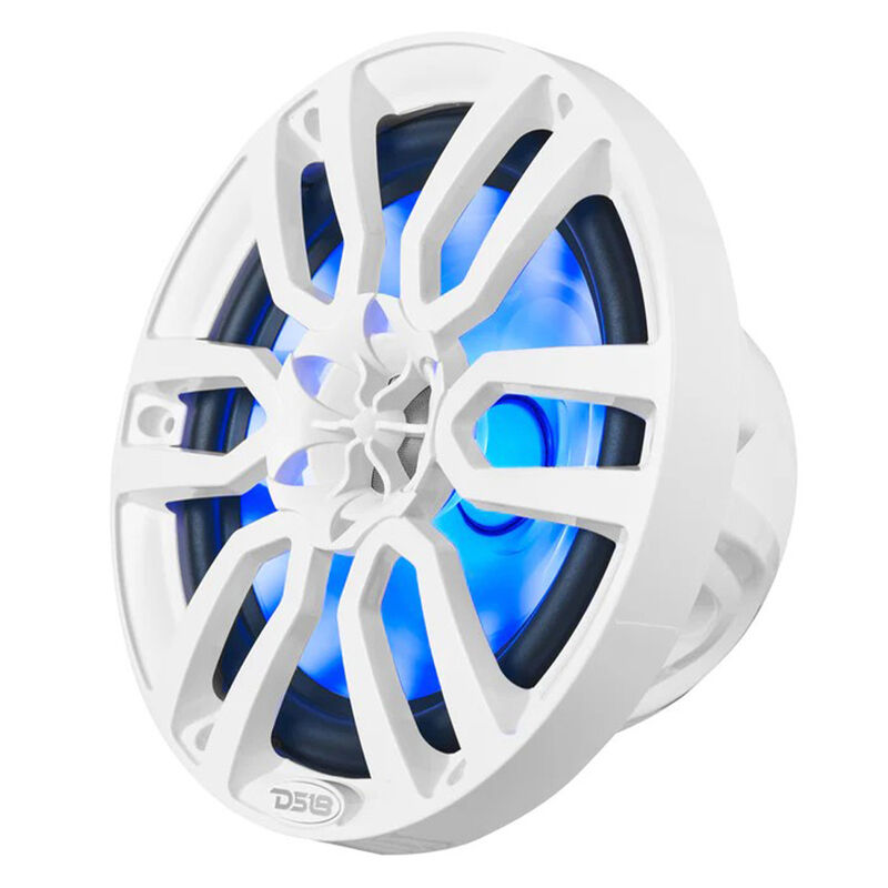 DS18 NXL-8 8" Two-Way Coaxial Marine Speakers with RGB LED Lights, Pair image number 3