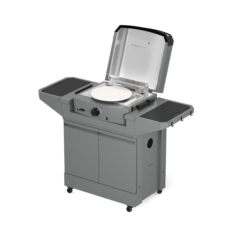 TYTUS Emberwood Pizza Oven with Grill and Prep Cart and Cover image number 12