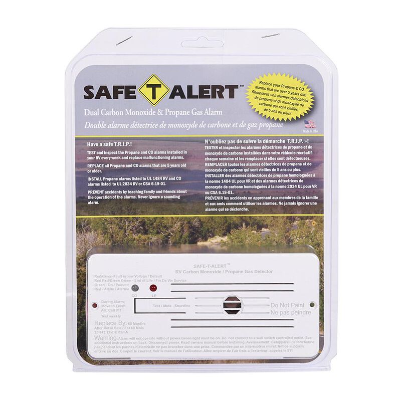 Safe-T-Alert Carbon Monoxide/Propane Alarm, White image number 2