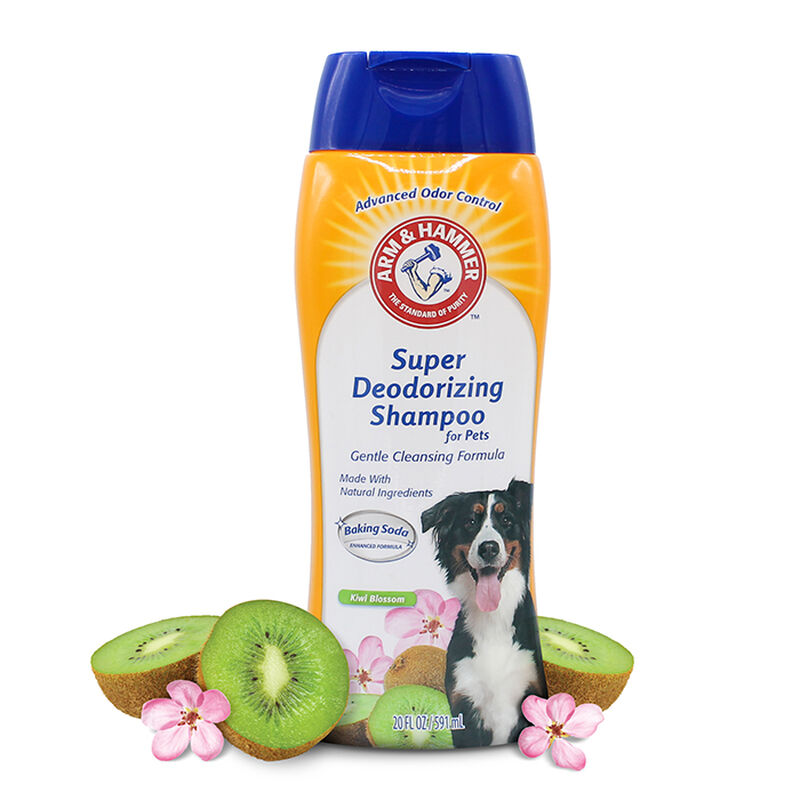 Arm & Hammer Super Deodorizing Shampoo for Pets, Kiwi Blossom Scent, 20 oz. image number 1