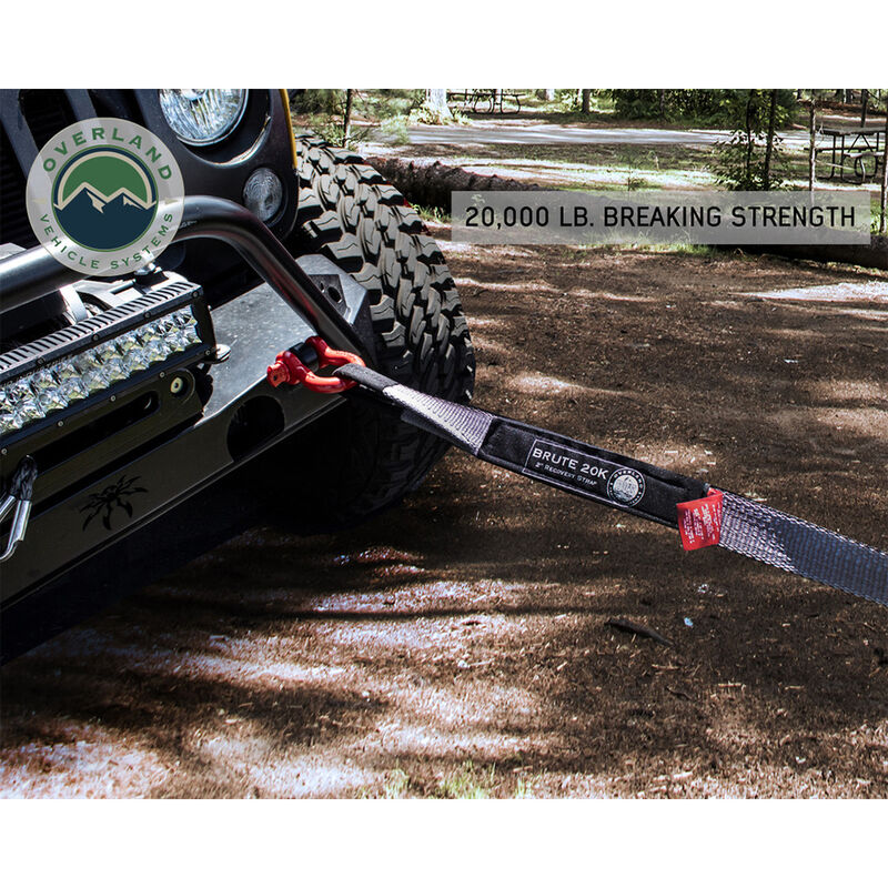 Overland Vehicle Systems Tow Strap, 20,000 lbs., 2" x 30' image number 8