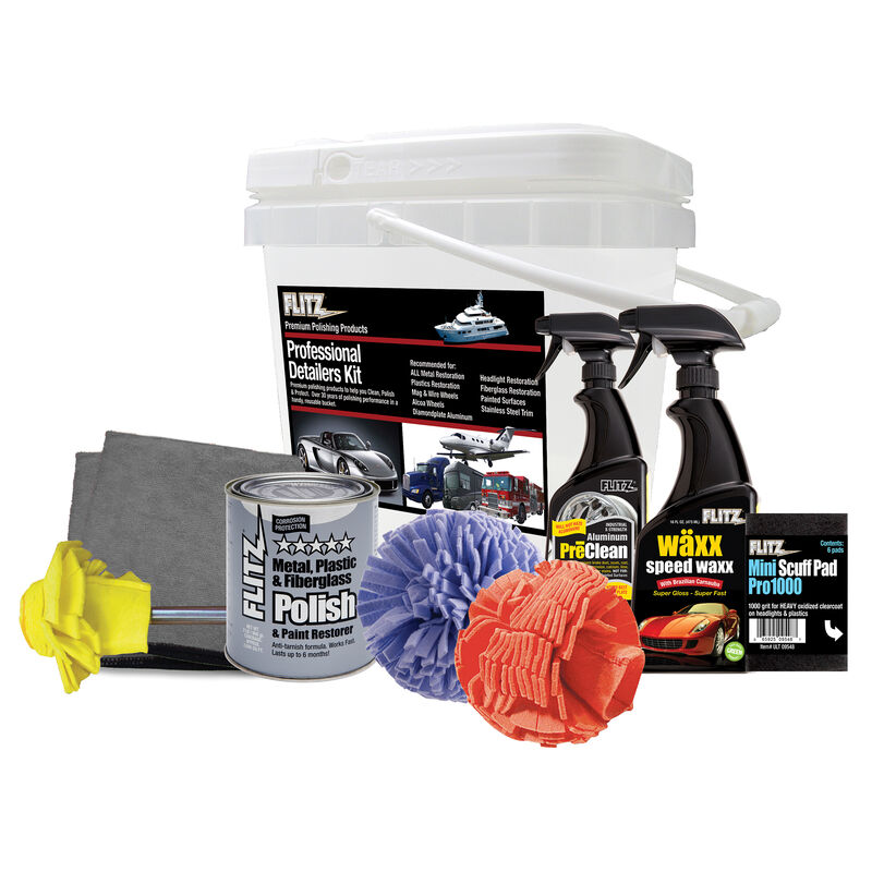Flitz Professional Detailers Kit With Bucket image number 1