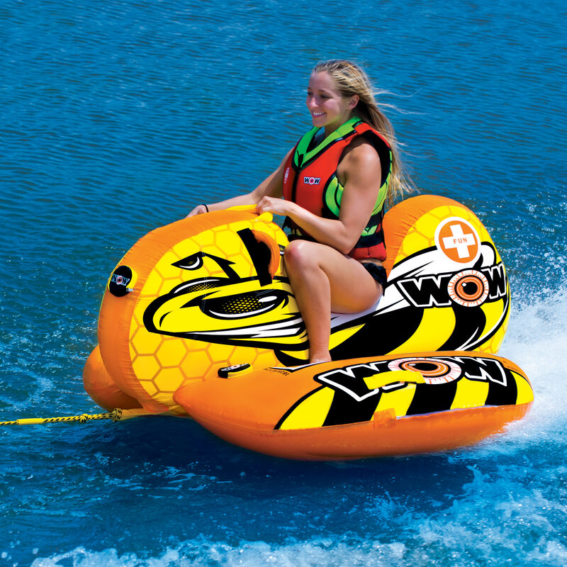 WOW Buzz Boat One-Person Towable Tube image number 2