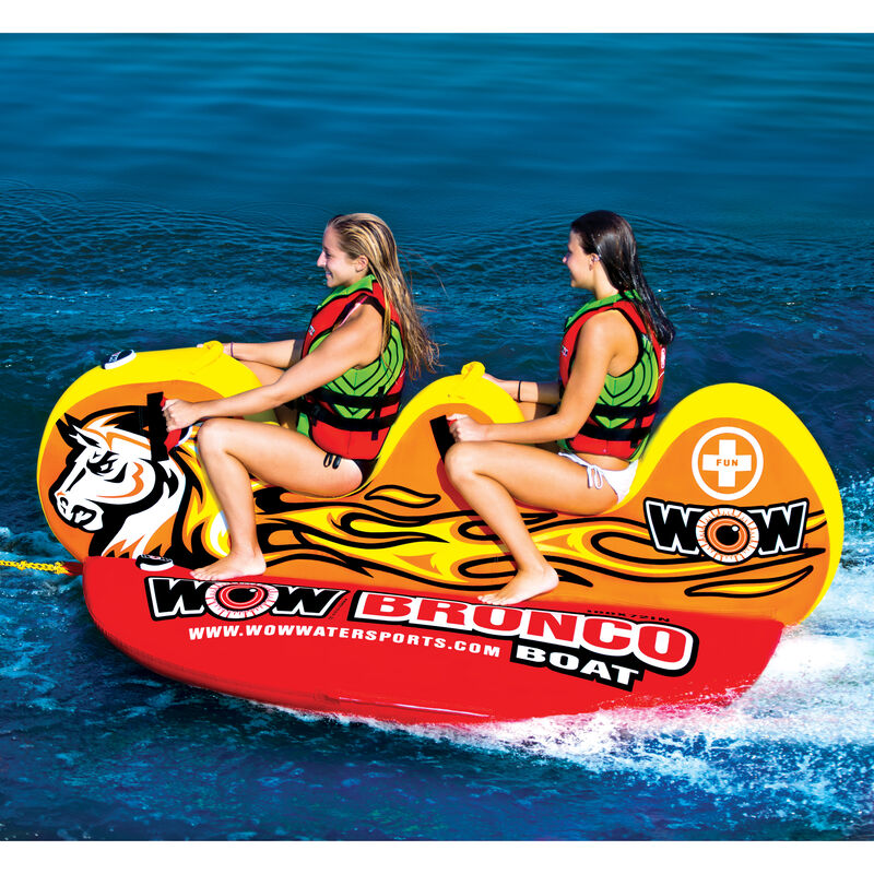 WOW Bronco Boat Two-Person Towable Tube image number 2