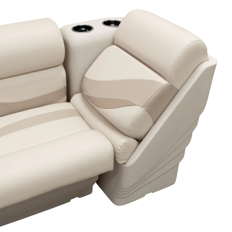 Wise Premier Pontoon Boat Seat Lean-Back Lounge, Left Side image number 4
