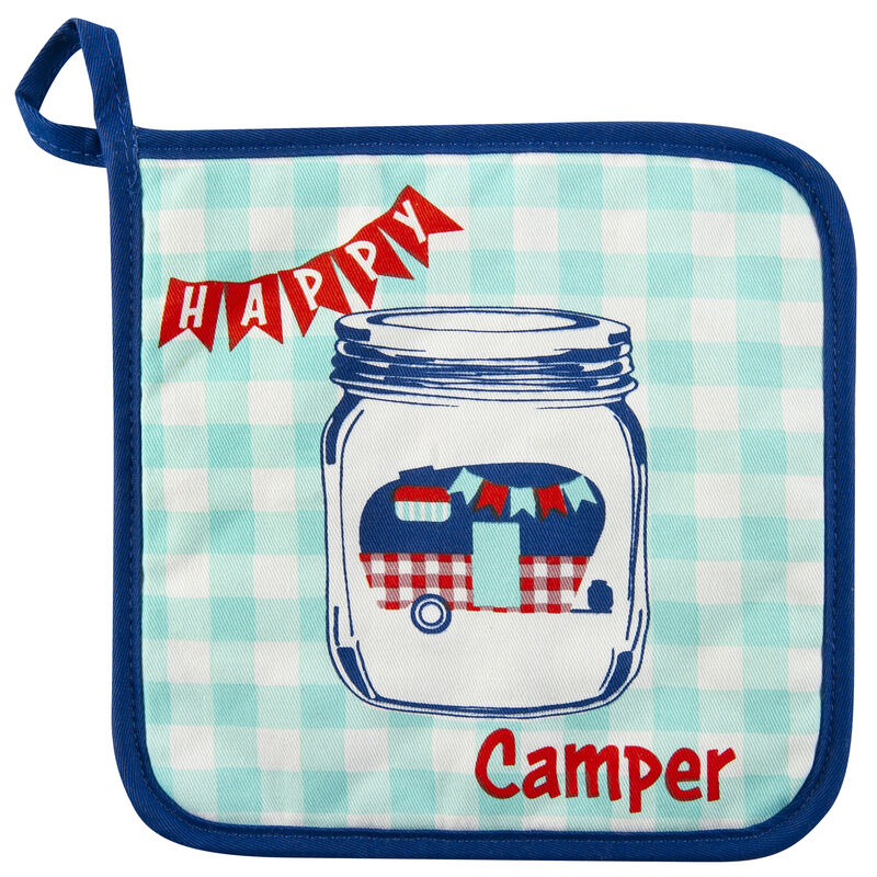 3-Piece Happy Camper Mason Jar Design Kitchen Set image number 6