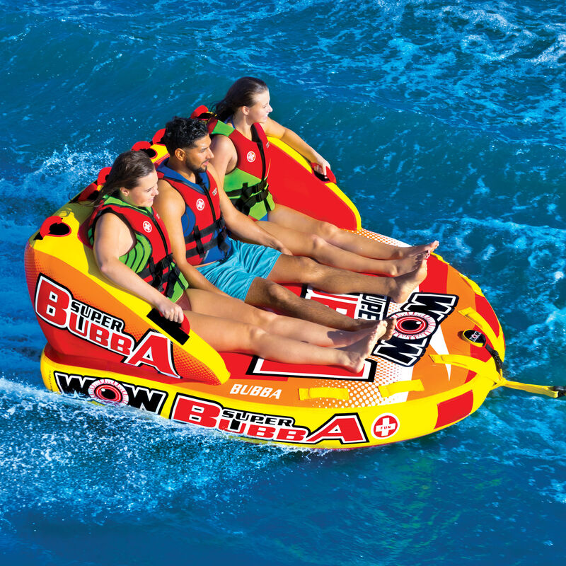 WOW 3-Person Super Bubba Towable Tube image number 3