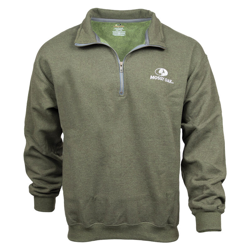 Mossy Oak Men's Cadet Quarter-Zip Pullover image number 2