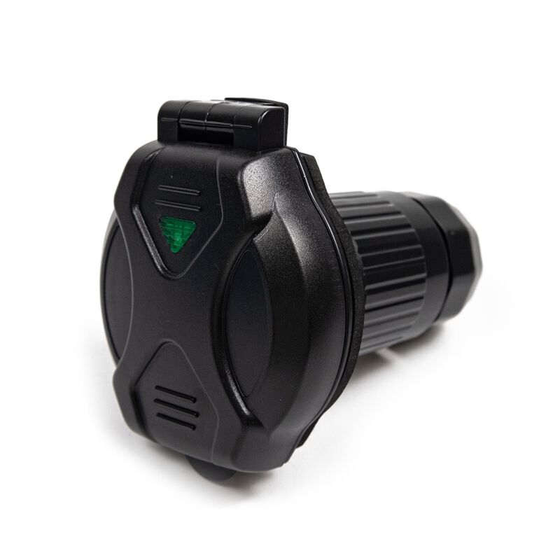 Electric World Black 50A RV Inlet with LED image number 7