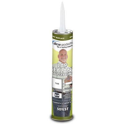 Self-Leveling Lap Sealant, 10.3 oz. tube - Tan