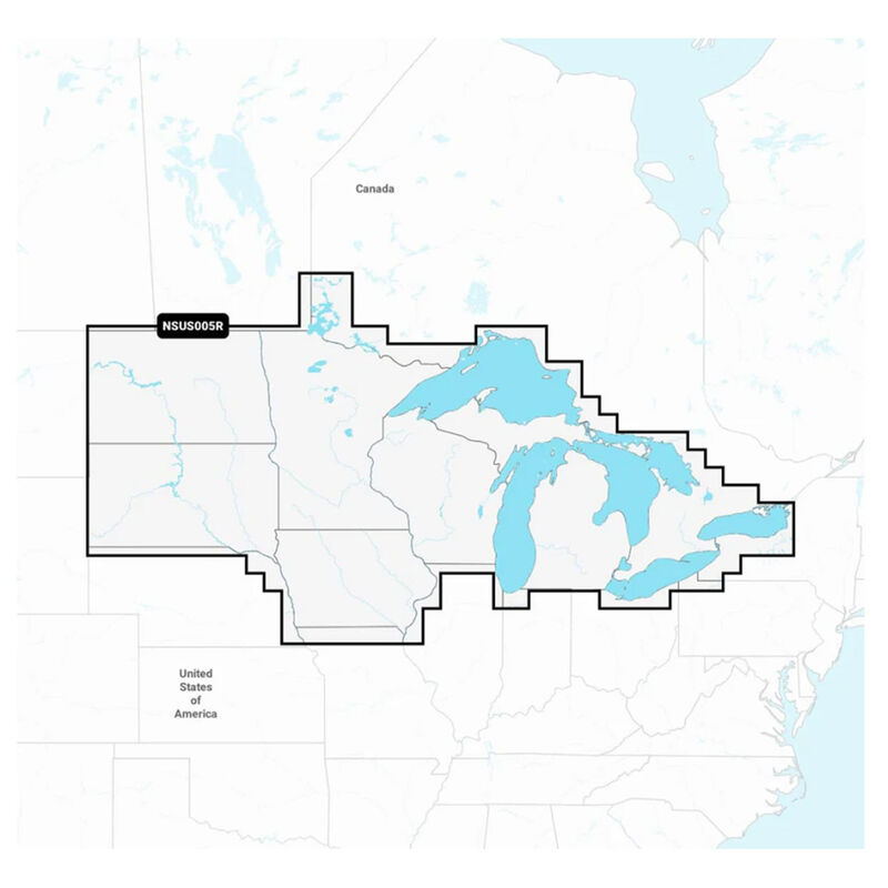 Garmin Navionics+ NSUS005R U.S. North & Great Lakes