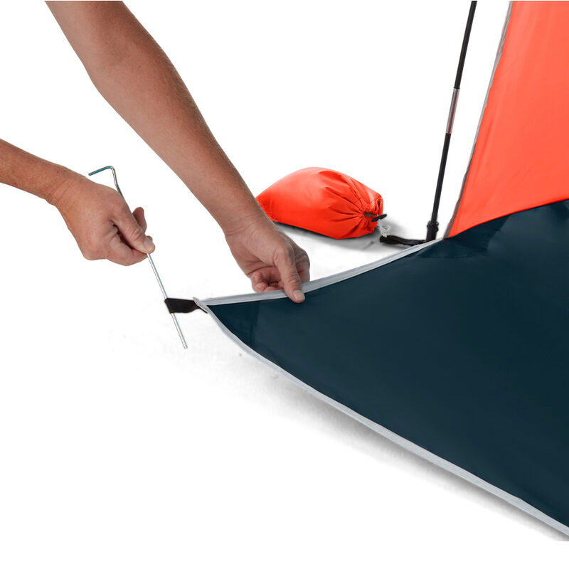 Coleman Skyshade Large Compact Beach Shade, Tiger Lily image number 3