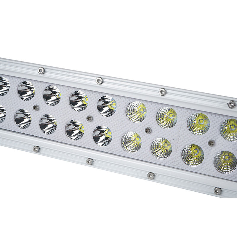 New - 50inch Marine Grade Dual Row Straight Light Bar with 288-Watt 96 x 3W High Intensity CREE LEDs image number 2