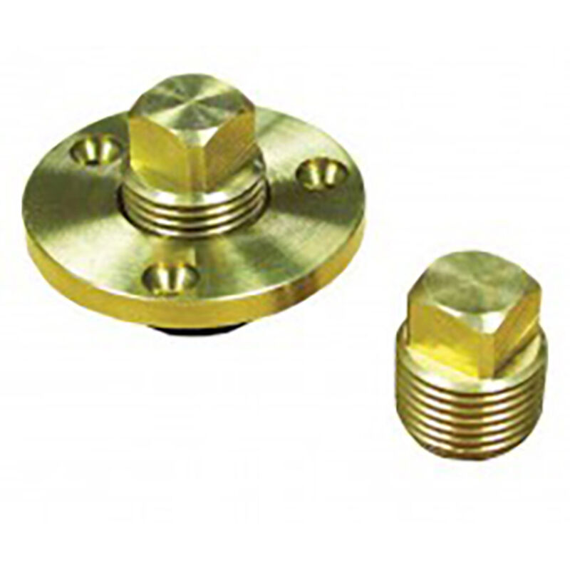 Replacement Brass Garboard Drain Plug, 1/2" IPT image number 1