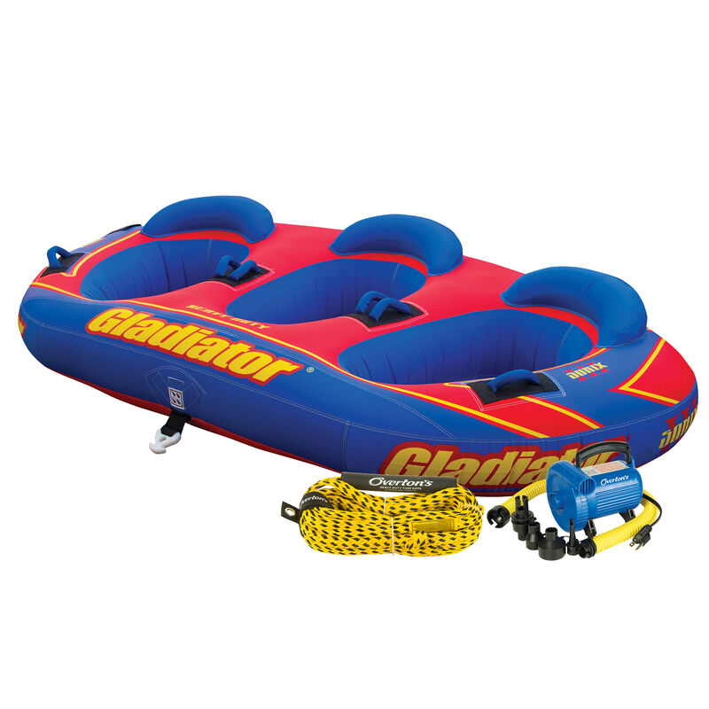 Gladiator Sonix III 3-Person Towable Tube Package image number 1