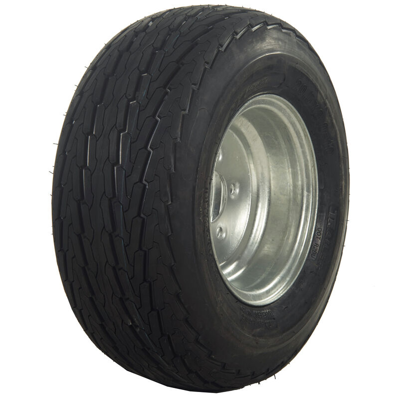 Tredit H188 4.80 x 8 Bias Trailer Tire, 5-Lug Standard Galvanized Rim image number 1