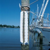 Dock Bumper (Large 5-1/2"W x 2-1/4"D) White 4'